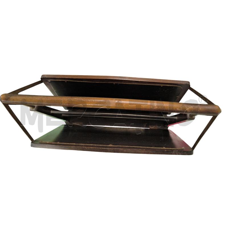 PORTARIVISTE CESARE LACCA ANNI 50 LEGNO OTTONE | Mercatino dell'Usato Sandigliano 3