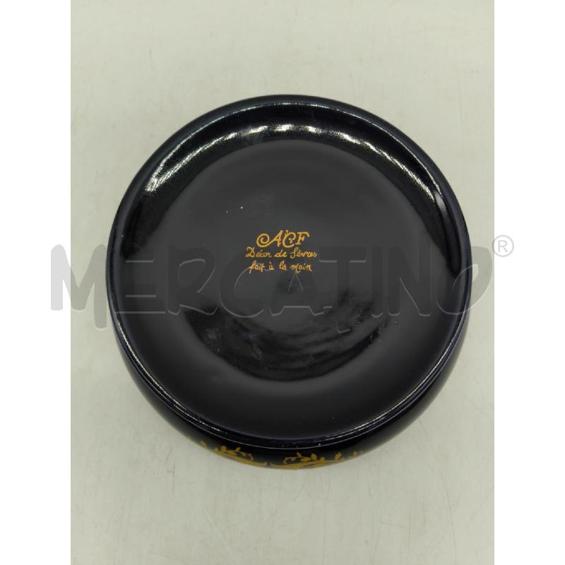POSA CENERE BLU DECORAZIONI FLOREALI ACF DECOR DE SEVRES | Mercatino dell'Usato Sandigliano 3