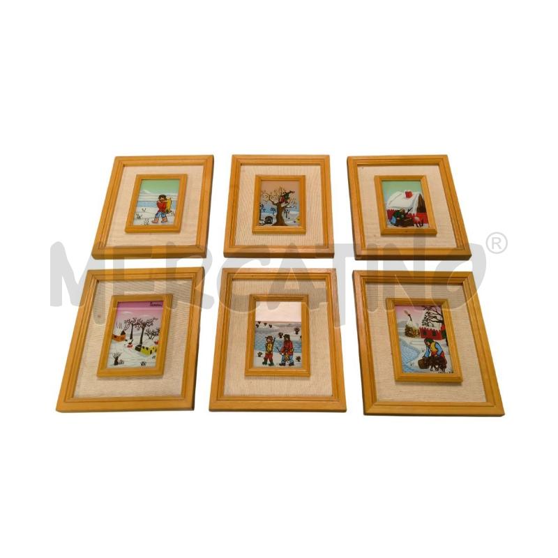 QUADRETTI SET PZ.6 NAIF | Mercatino dell'Usato Sandigliano 1