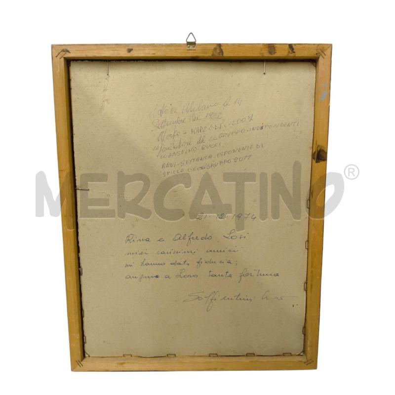 QUADRO ACQUERELLO SOFFIANTINI  | Mercatino dell'Usato Sandigliano 2
