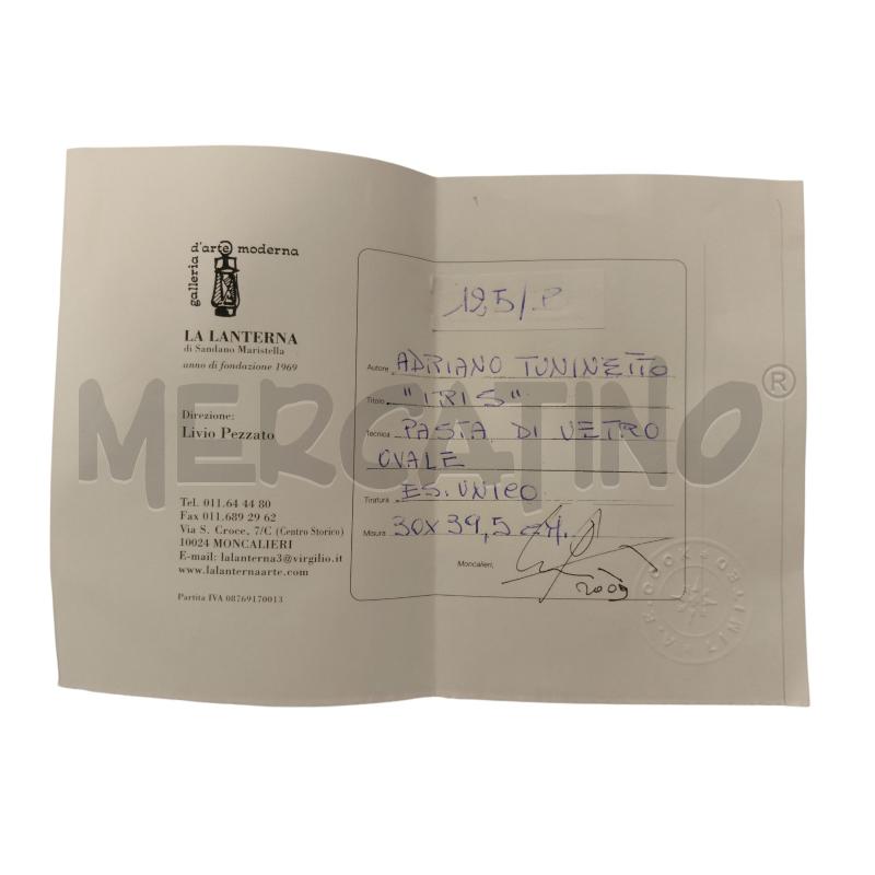 QUADRO ADRIANO TUMINETTO IRIS | Mercatino dell'Usato Sandigliano 3