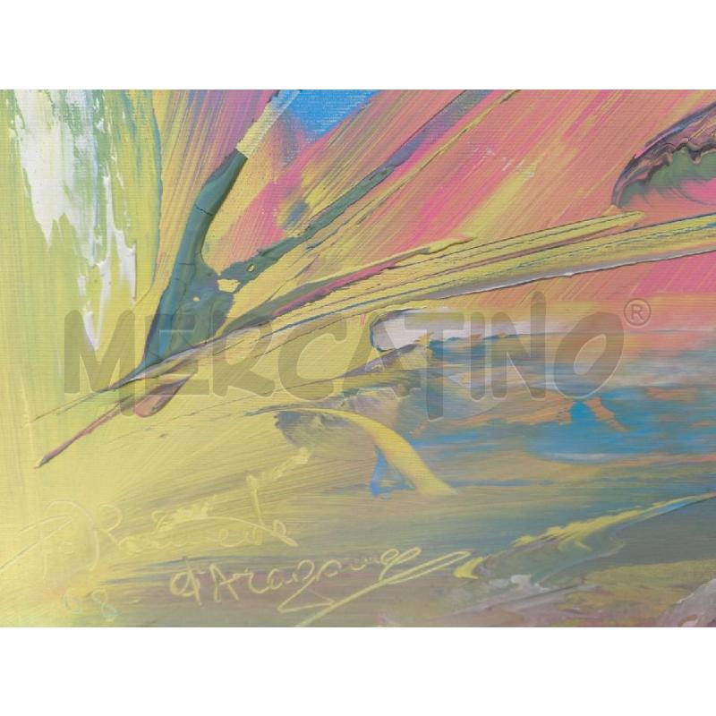 QUADRO ASTRATTO 50X70 PIETRO D'ARAGONA | Mercatino dell'Usato Sandigliano 3