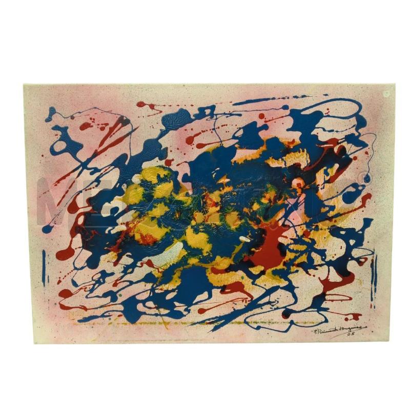 QUADRO ASTRATTO 50X70 PIETRO D'ARAGONA | Mercatino dell'Usato Sandigliano 1