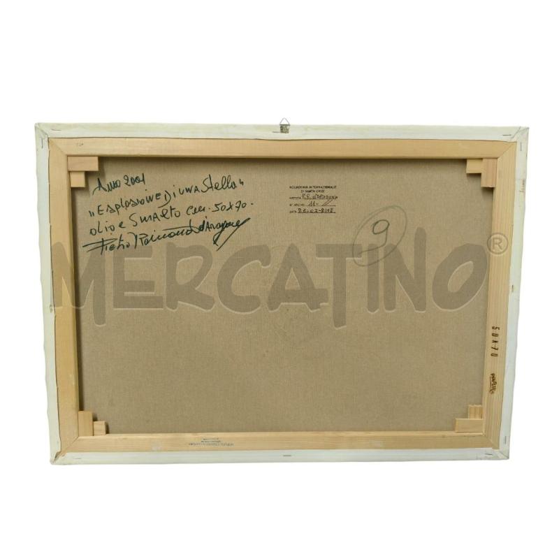 QUADRO ASTRATTO 50X70 PIETRO D'ARAGONA | Mercatino dell'Usato Sandigliano 2