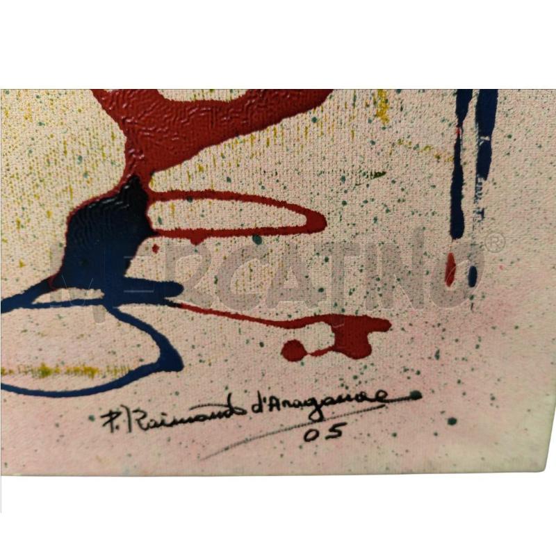 QUADRO ASTRATTO 50X70 PIETRO D'ARAGONA | Mercatino dell'Usato Sandigliano 3