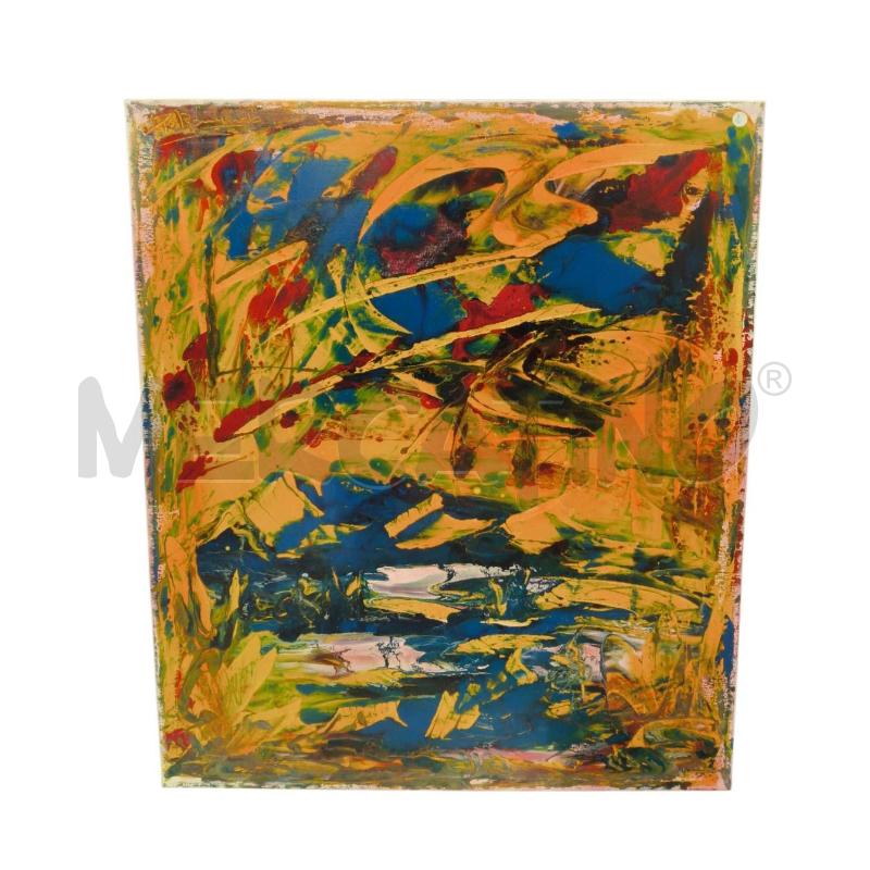 QUADRO ASTRATTO 60X70 PIETRO D'ARAGONA | Mercatino dell'Usato Sandigliano 1