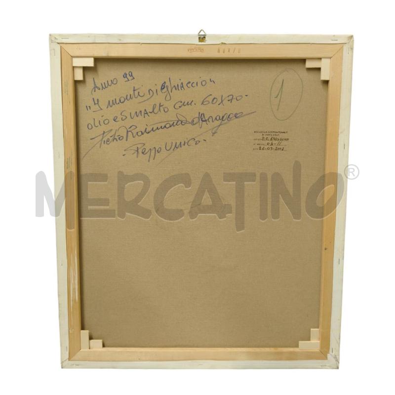 QUADRO ASTRATTO 60X70 PIETRO D'ARAGONA | Mercatino dell'Usato Sandigliano 2