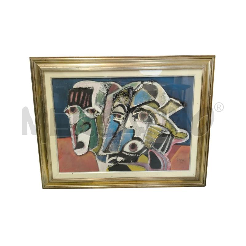 QUADRO ASTRATTO MATERICO GREGORIO PEROTTI | Mercatino dell'Usato Sandigliano 1