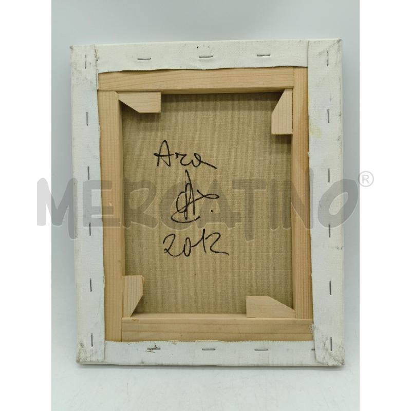 QUADRO ASTRATTO OLIO ANNA MARIYA WAM | Mercatino dell'Usato Sandigliano 2