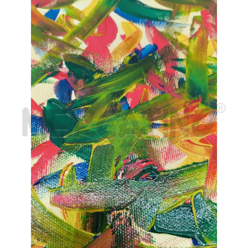 QUADRO ASTRATTO OLIO ANNA MARIYA WAM | Mercatino dell'Usato Sandigliano 4