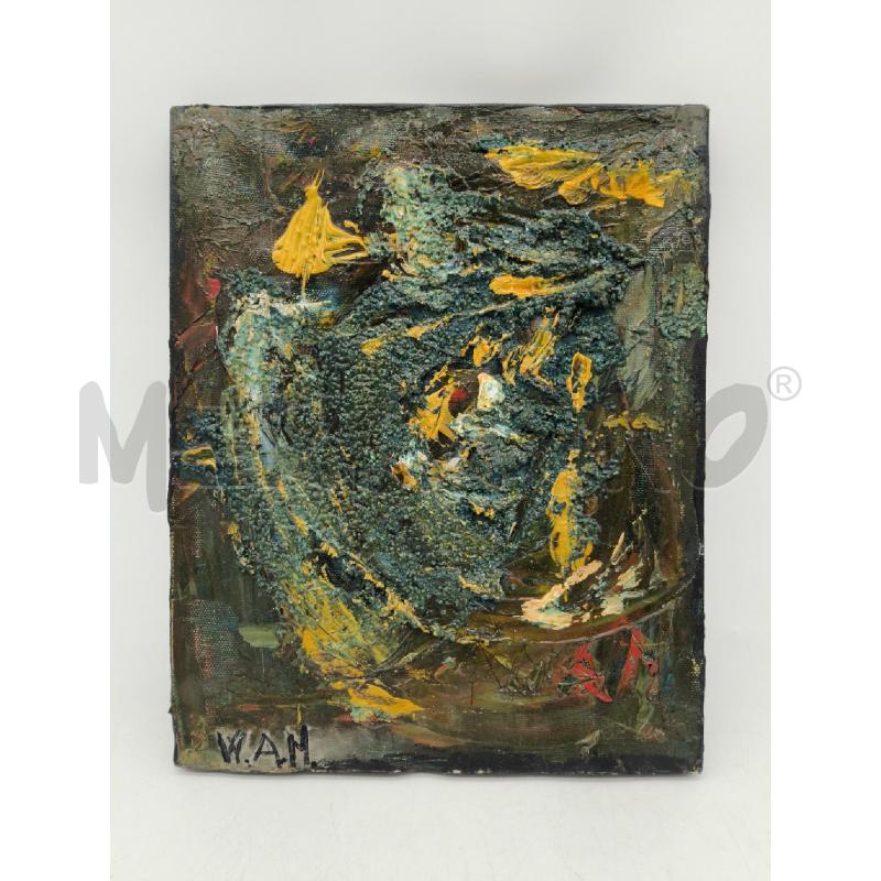 QUADRO ASTRATTO OLIO ANNA MARIYA WAM | Mercatino dell'Usato Sandigliano 1