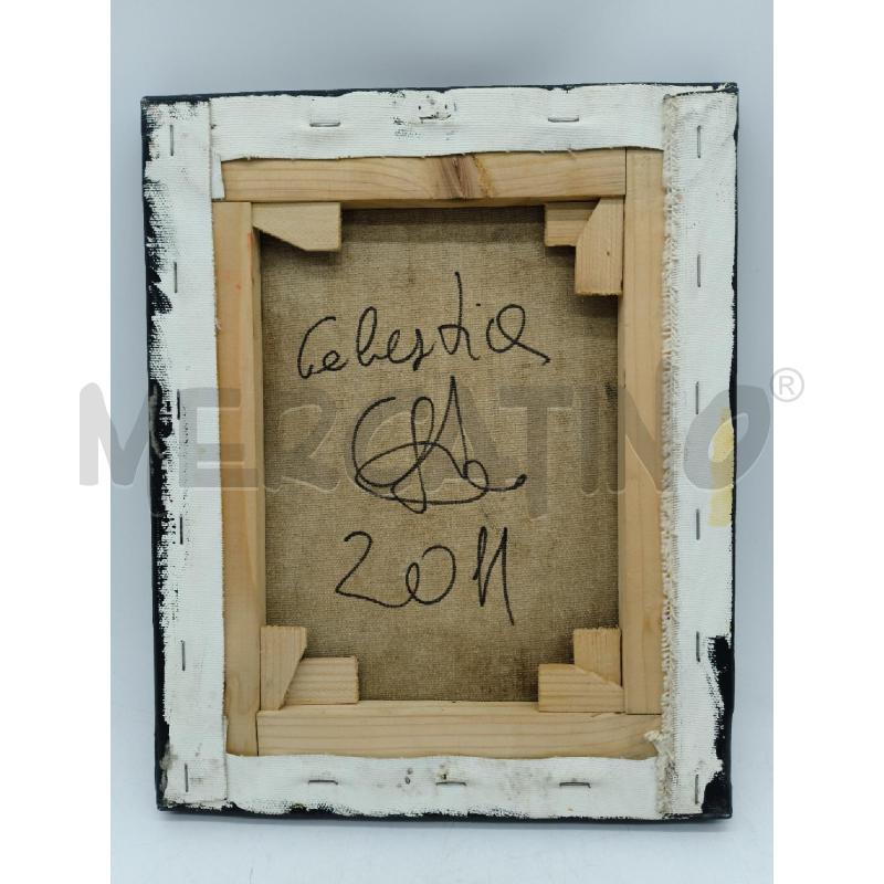 QUADRO ASTRATTO OLIO ANNA MARIYA WAM | Mercatino dell'Usato Sandigliano 2