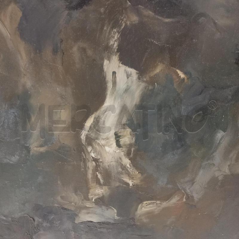 QUADRO ASTRATTO OLIO COSTANTINO GUENZI | Mercatino dell'Usato Sandigliano 3