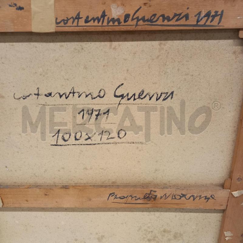 QUADRO ASTRATTO OLIO COSTANTINO GUENZI | Mercatino dell'Usato Sandigliano 5