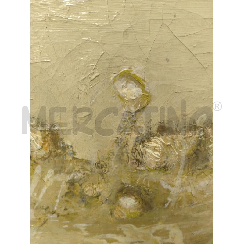 QUADRO ASTRATTO OLIO PIERO SADUN | Mercatino dell'Usato Sandigliano 4