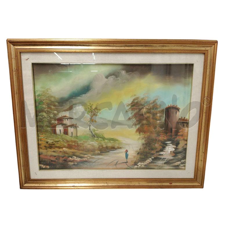 QUADRO BALLANTI 50 X 70 SENTIERO | Mercatino dell'Usato Sandigliano 1