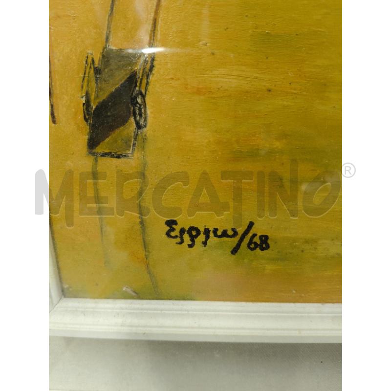 QUADRO CANTIERI OLIO FULVIO SIRIO | Mercatino dell'Usato Sandigliano 4
