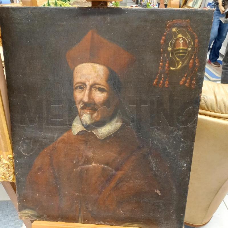 QUADRO CARDINALE SEICENTO SCUOLA ROMANA  | Mercatino dell'Usato Sandigliano 1