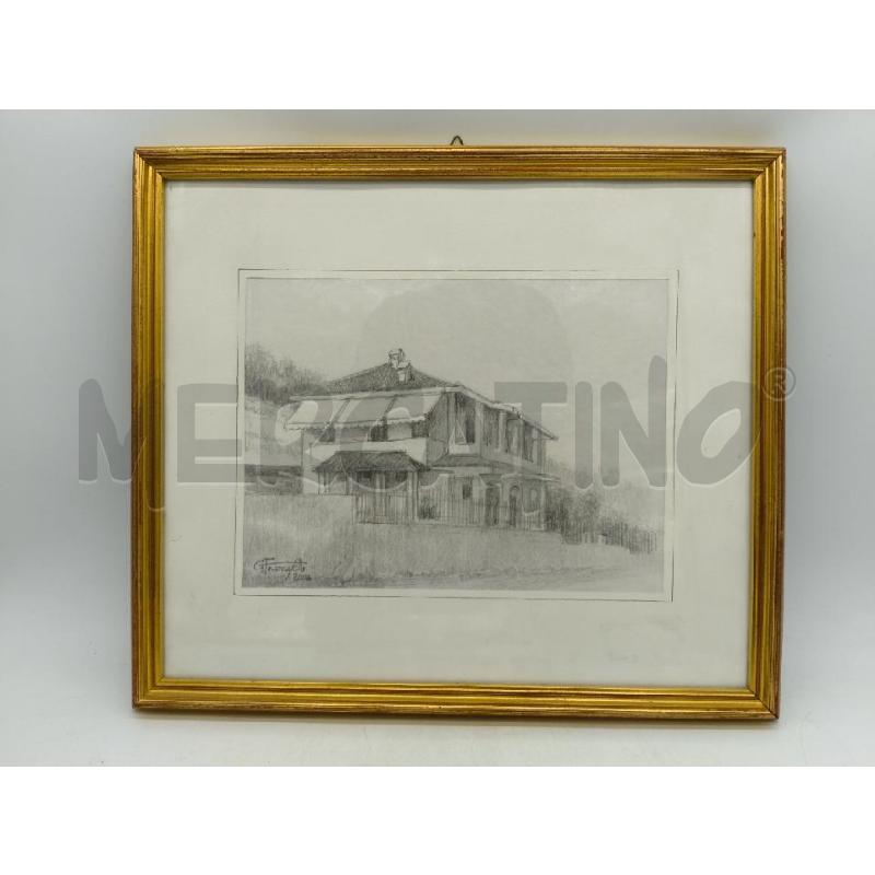 QUADRO CASA MATITA GILBERTO FRANCISETTI | Mercatino dell'Usato Sandigliano 1