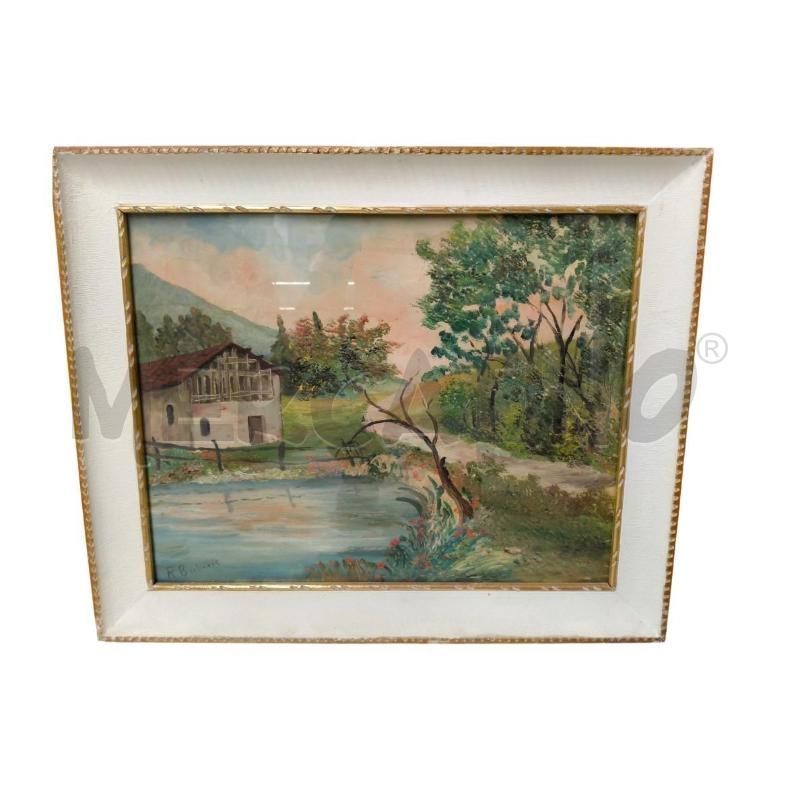 QUADRO CASCINA BARBERIS OLIO | Mercatino dell'Usato Sandigliano 1