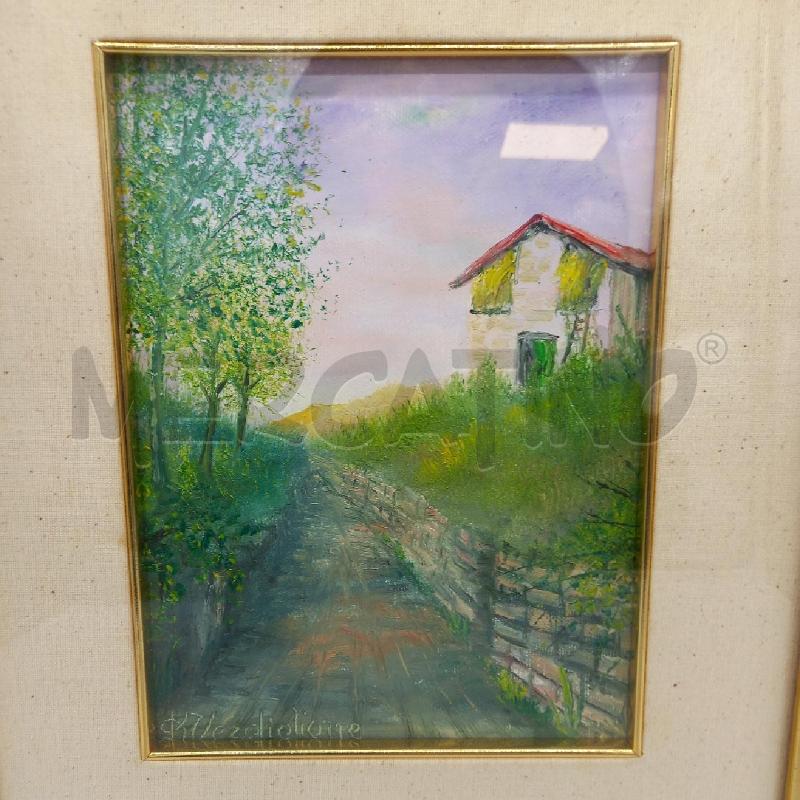 QUADRO CASETTA OLIO DOMENICO VERDIGLIONE | Mercatino dell'Usato Sandigliano 2