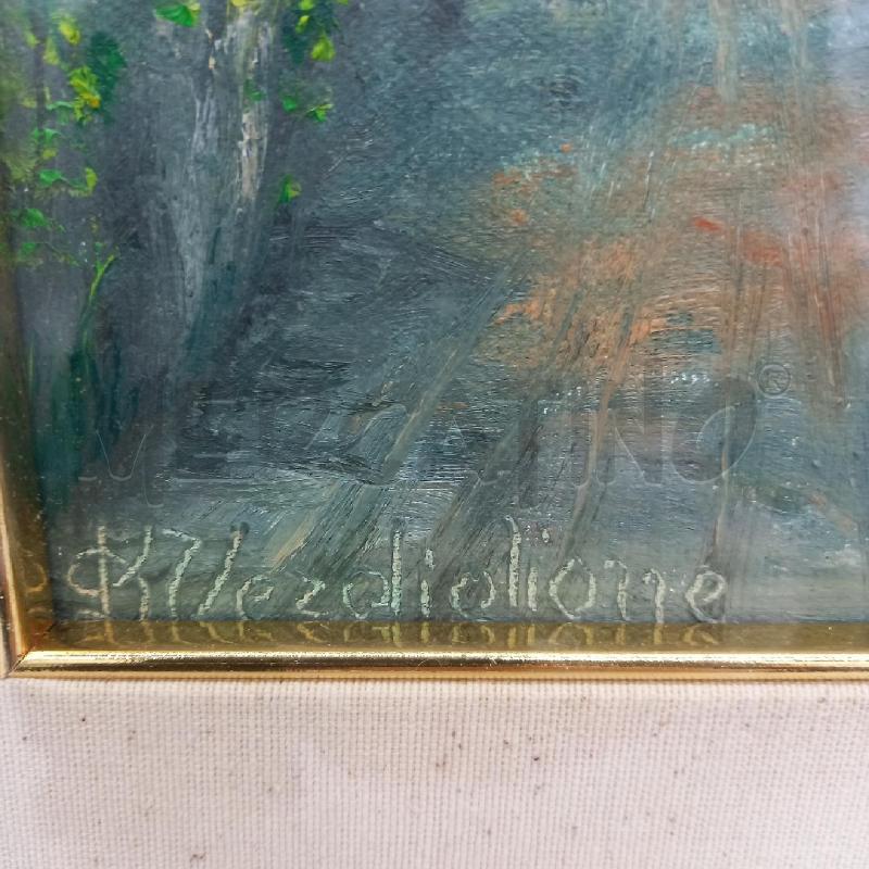 QUADRO CASETTA OLIO DOMENICO VERDIGLIONE | Mercatino dell'Usato Sandigliano 3