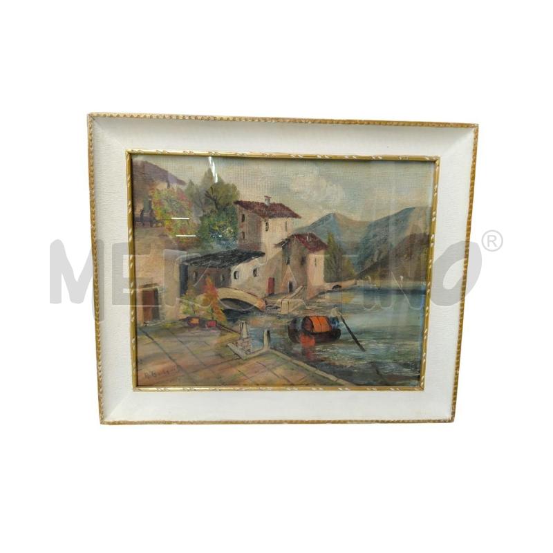 QUADRO CASE LAGO BARBERIS OLIO | Mercatino dell'Usato Sandigliano 1