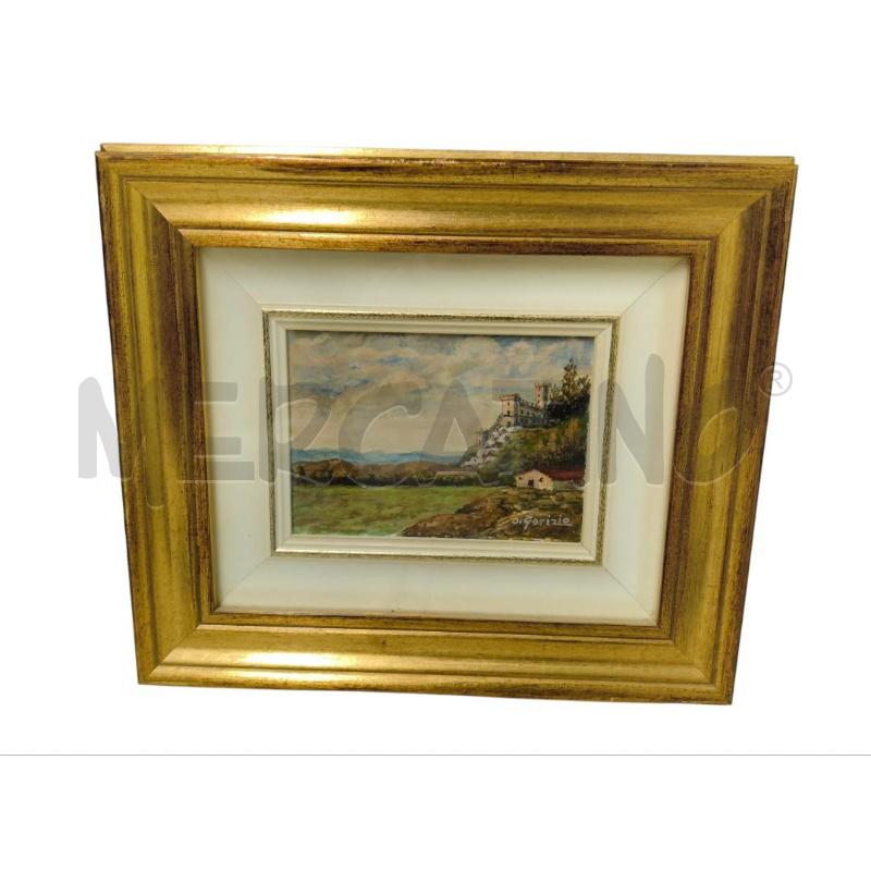 QUADRO CASTELLO OLIO GARIZIO | Mercatino dell'Usato Sandigliano 1