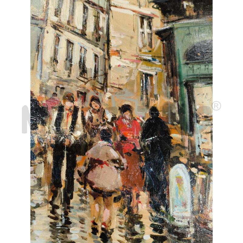 QUADRO CITTA OLIO CIRO CANZANELLA | Mercatino dell'Usato Sandigliano 3