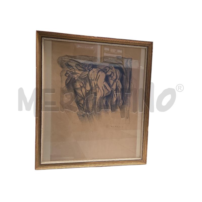 QUADRO COMPOSIZIONE CARBONCINO DE CAVERO | Mercatino dell'Usato Sandigliano 1