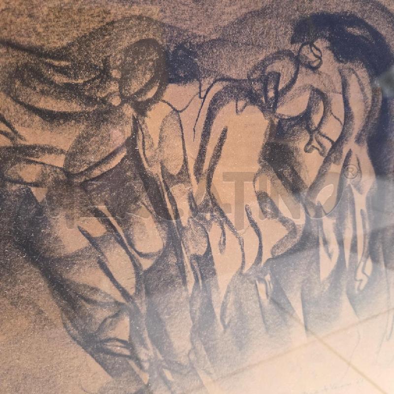 QUADRO COMPOSIZIONE CARBONCINO DE CAVERO | Mercatino dell'Usato Sandigliano 3