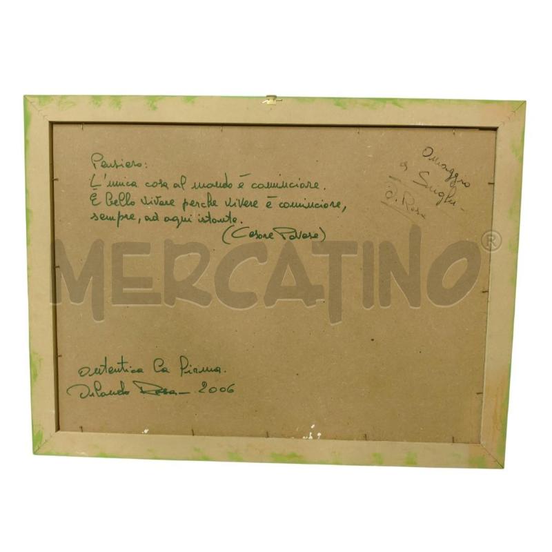QUADRO COPPIA BAR OLIO ORLANDO ROSA | Mercatino dell'Usato Sandigliano 2