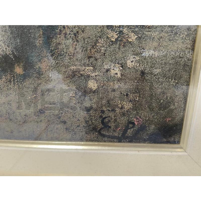 QUADRO DAMA OLIO GIUSEPPE ESPOSITO | Mercatino dell'Usato Sandigliano 3