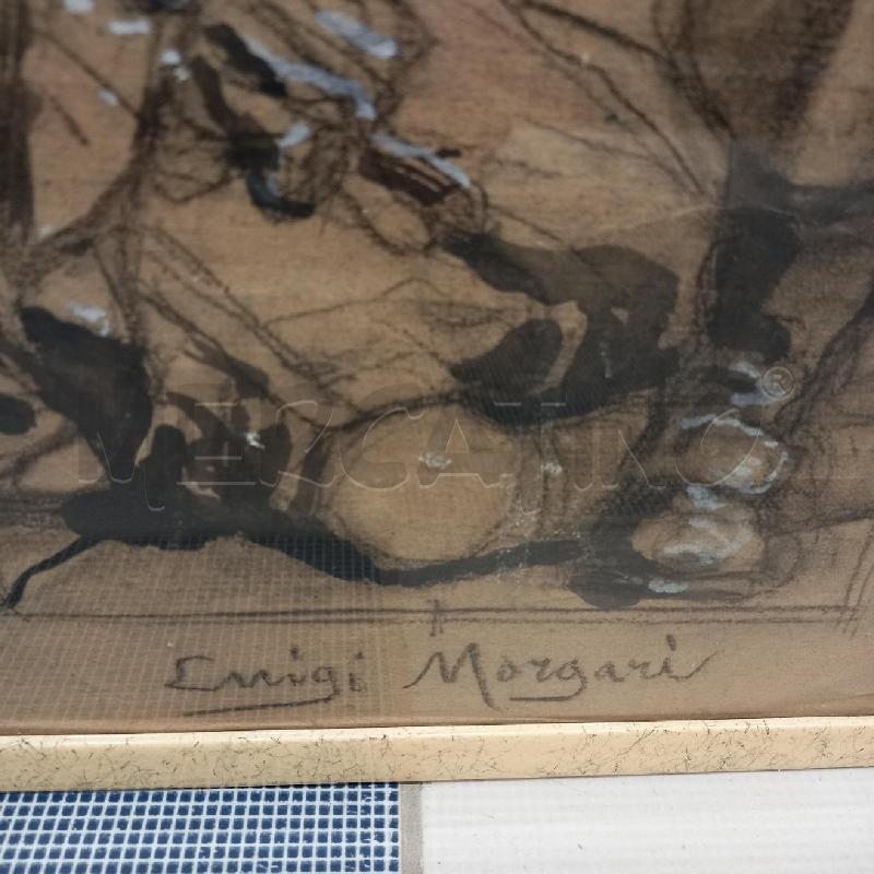 QUADRO DISEGNO LUIGI MORGARI  | Mercatino dell'Usato Sandigliano 4