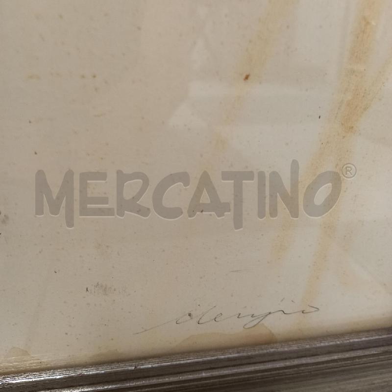 QUADRO FIGURA FEMMINILE FRANCESCO MENZIO TECNICA MISTA | Mercatino dell'Usato Sandigliano 4