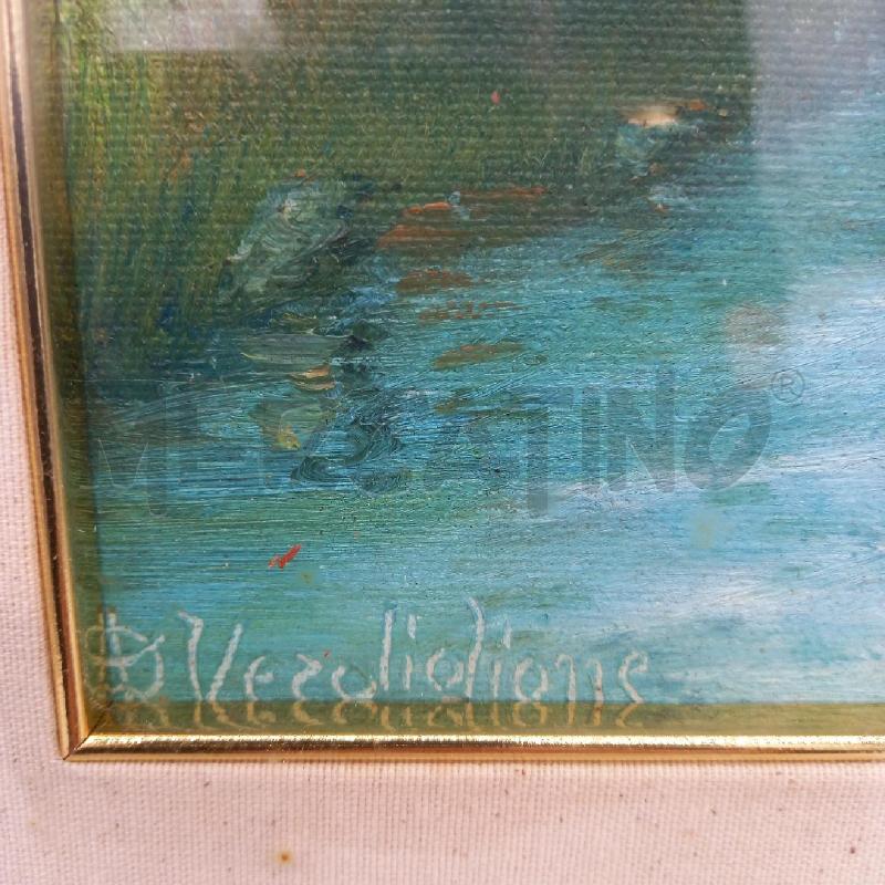 QUADRO FIUME OLIO DOMENICO VERDIGLIONE | Mercatino dell'Usato Sandigliano 3