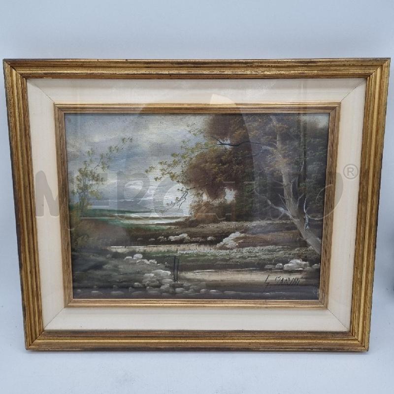 QUADRO GIOVANNI MARINI PAESAGGIO AUTUNNALE | Mercatino dell'Usato Sandigliano 1