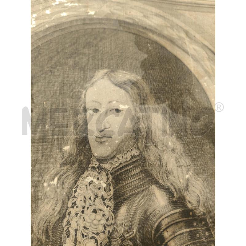 QUADRO INCISIONE CARLO II FINE SETTECENTO | Mercatino dell'Usato Sandigliano 3