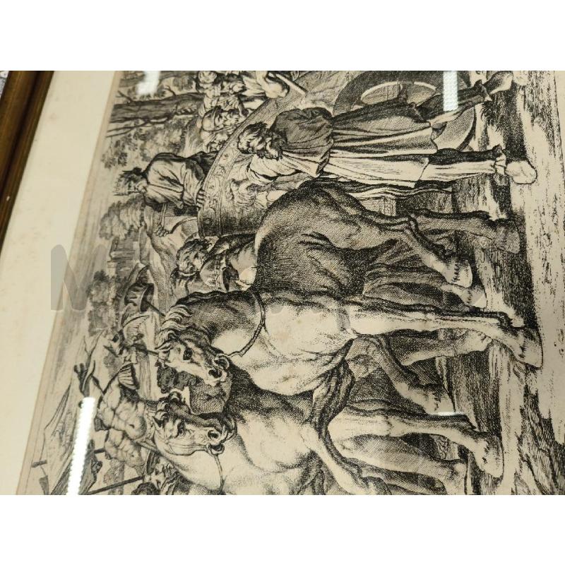 QUADRO INCISIONE DAVIDE GERUSALEMME OTTOCENTO  | Mercatino dell'Usato Sandigliano 3