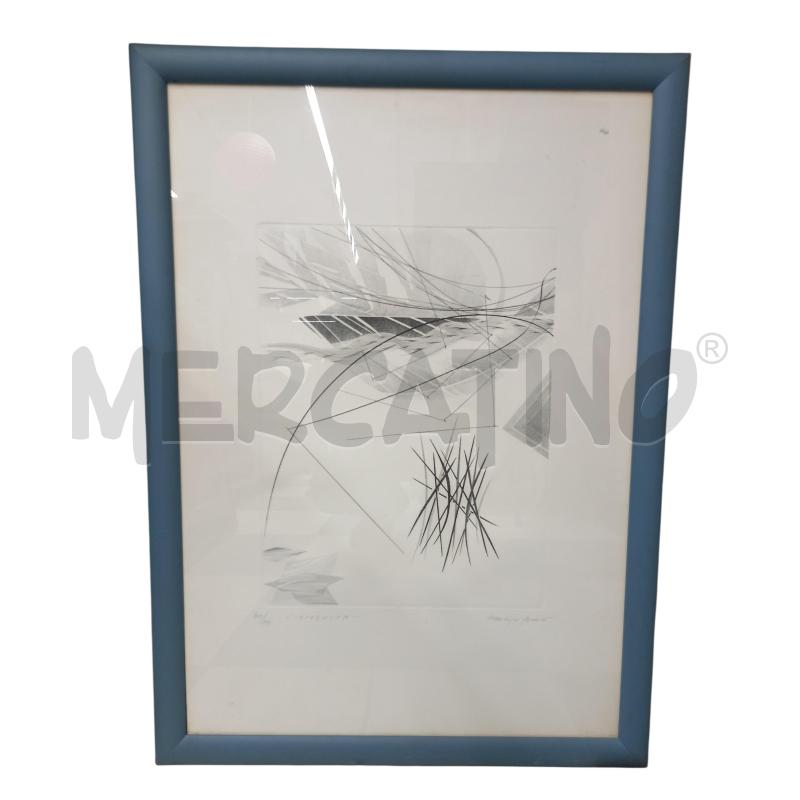 QUADRO INCISIONE FRANCESCO FRANCO | Mercatino dell'Usato Sandigliano 1