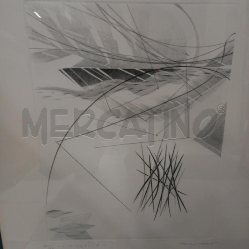 QUADRO INCISIONE FRANCESCO FRANCO | Mercatino dell'Usato Sandigliano 2
