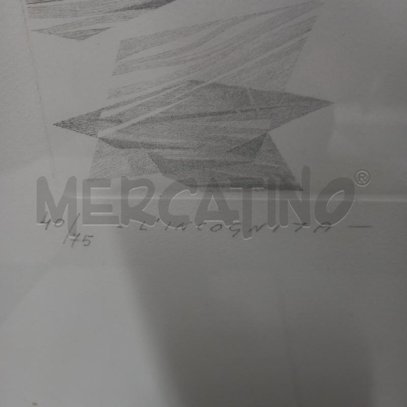 QUADRO INCISIONE FRANCESCO FRANCO | Mercatino dell'Usato Sandigliano 4