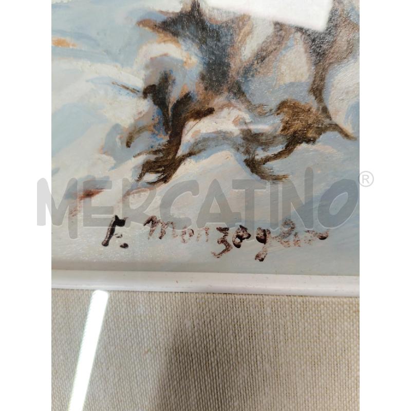 QUADRO INVERNO OLIO MONZEGLIO | Mercatino dell'Usato Sandigliano 3