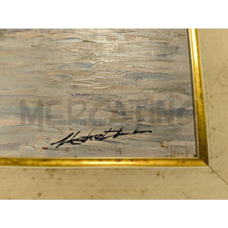QUADRO LAGO OLIO FRANCESCO UGHETTI | Mercatino dell'Usato Sandigliano 3