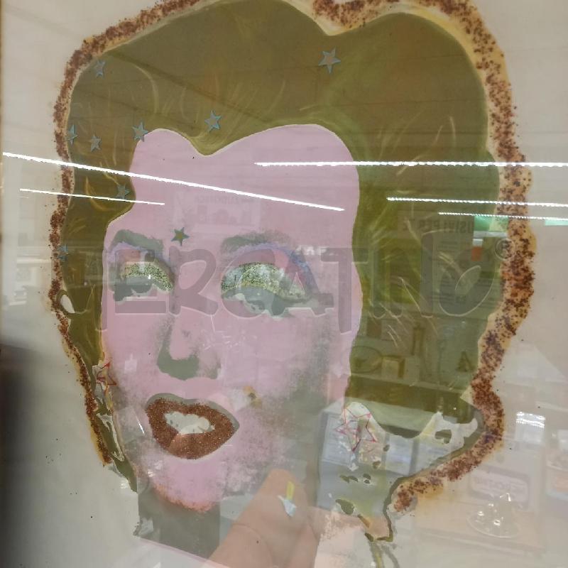 QUADRO MARILYN MONROE TECNICA MISTA OMAR RONDA | Mercatino dell'Usato Sandigliano 2