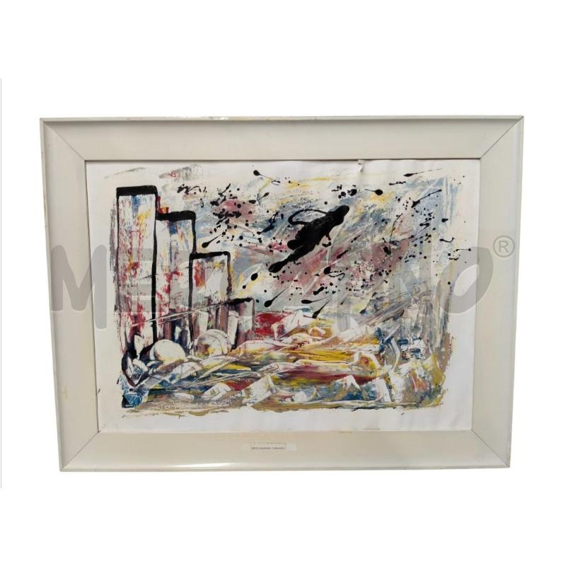 QUADRO METEORITI 50X70 PIETRO D'ARAGONA | Mercatino dell'Usato Sandigliano 1