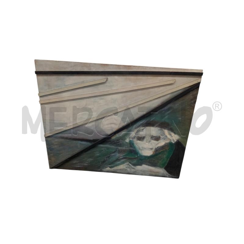 QUADRO MORTE DI PRETE TECNICA MISTA NELIA MASSAROTTI | Mercatino dell'Usato Sandigliano 1