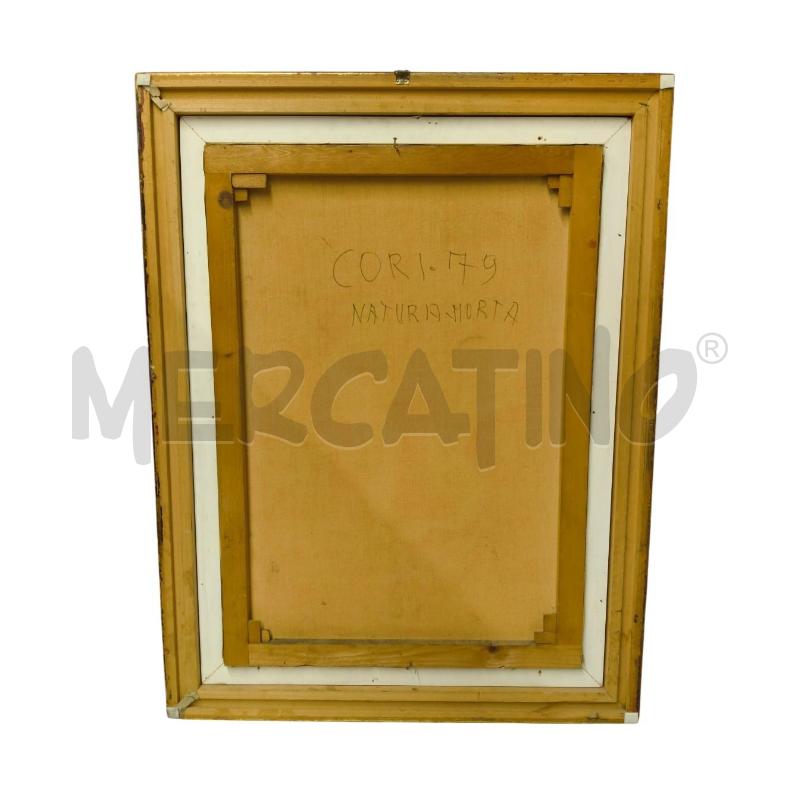 QUADRO NATURA MORTA OLIO CORI | Mercatino dell'Usato Sandigliano 2