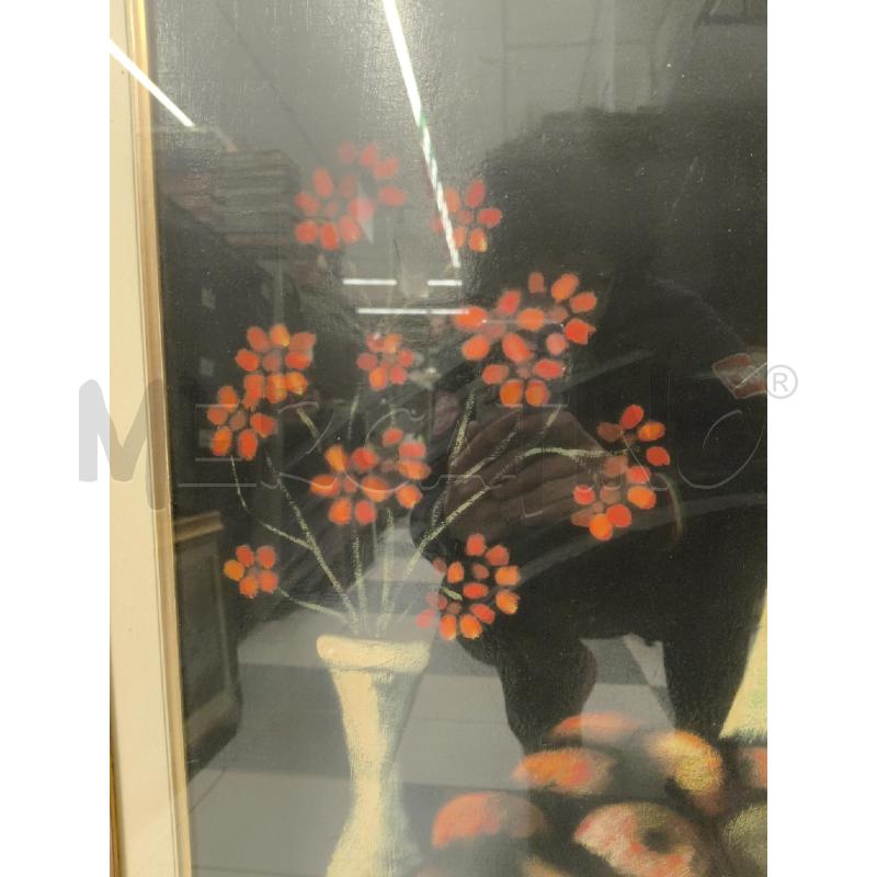 QUADRO NATURA MORTA OLIO CORI | Mercatino dell'Usato Sandigliano 4