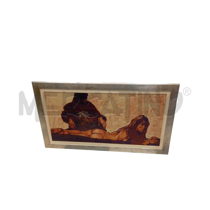 QUADRO NUDO DONNA TECNICA MISTA ENRICO VILLANI | Mercatino dell'Usato Sandigliano 1